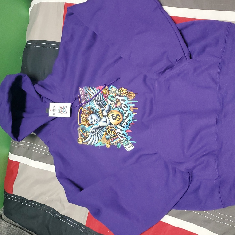 Recovery Rich colorful BLESSED hoody